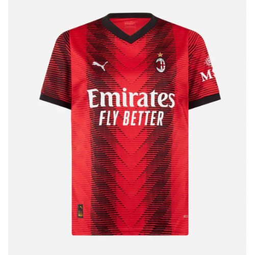 Maillot de foot AC Milan Rafael Leao #10 Domicile 2023-24 Manches Courte